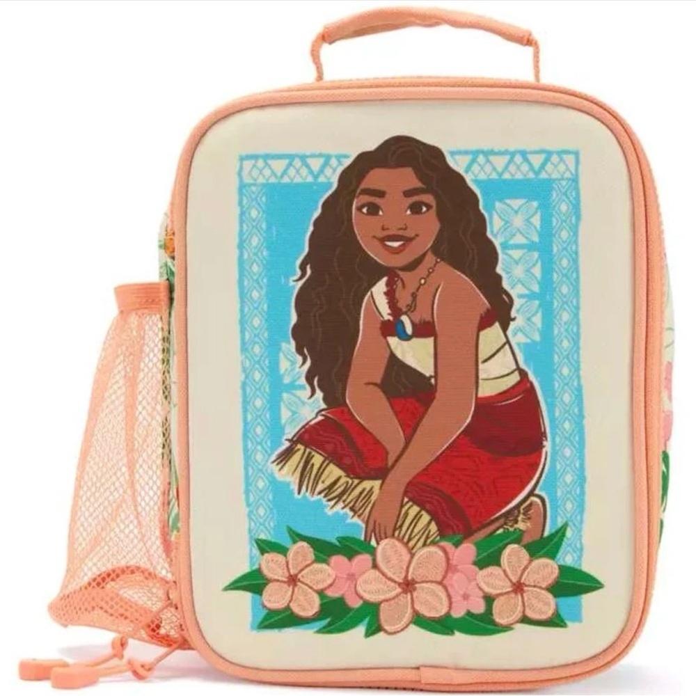 DISNEY STORE Official Princess Insulated Lunch Box Moana Heihei Tote‎ New